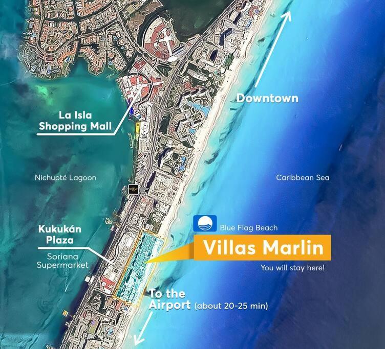 Villa Aurora Beautiful Beachfront Apartment Cancun Ngoại thất bức ảnh
