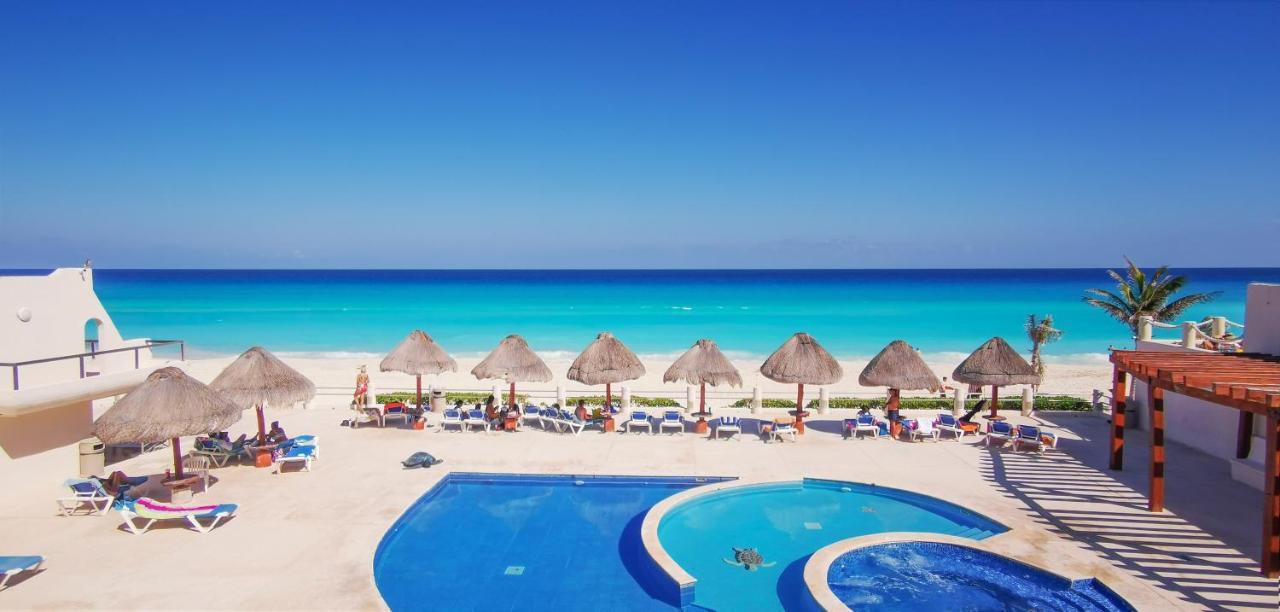 Villa Aurora Beautiful Beachfront Apartment Cancun Ngoại thất bức ảnh